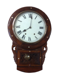 Restored Drop Dial Wall Clock