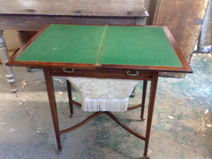Card Table - Restoration example